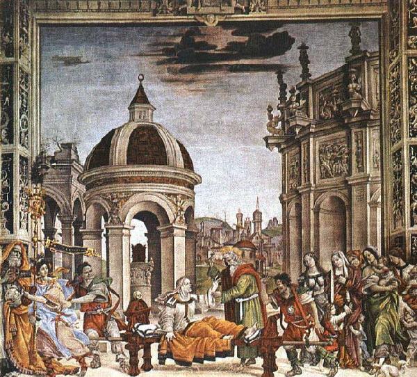 Filippino Lippi St John the Evangelist Resuscitating Druisana Germany oil painting art
